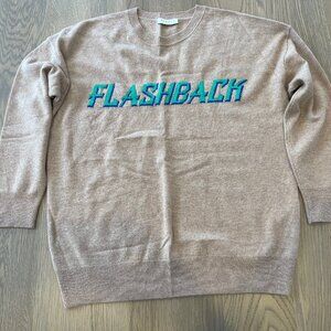 Sandro Graphic Wool Cashmere Sweater Size S-M